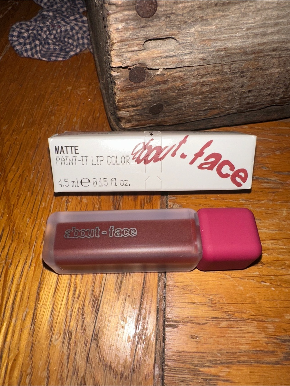 about-face Matte Paint-It Lip Color in Deep Rose